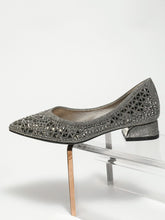 Women's Flat Korean Style Rhinestone Pointed Toe Soft Bottom Shoes, Low Heel French Fashion, Large Size